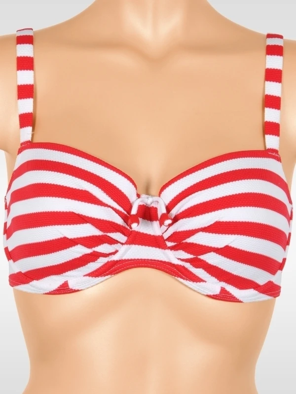 PrimaDonna Swim Capri 400-1016 Bikini-Oberteil Red Sailor 65D 1 PrimaDonna Swim Capri 400-1016 Bikini-Oberteil Red Sailor 65D