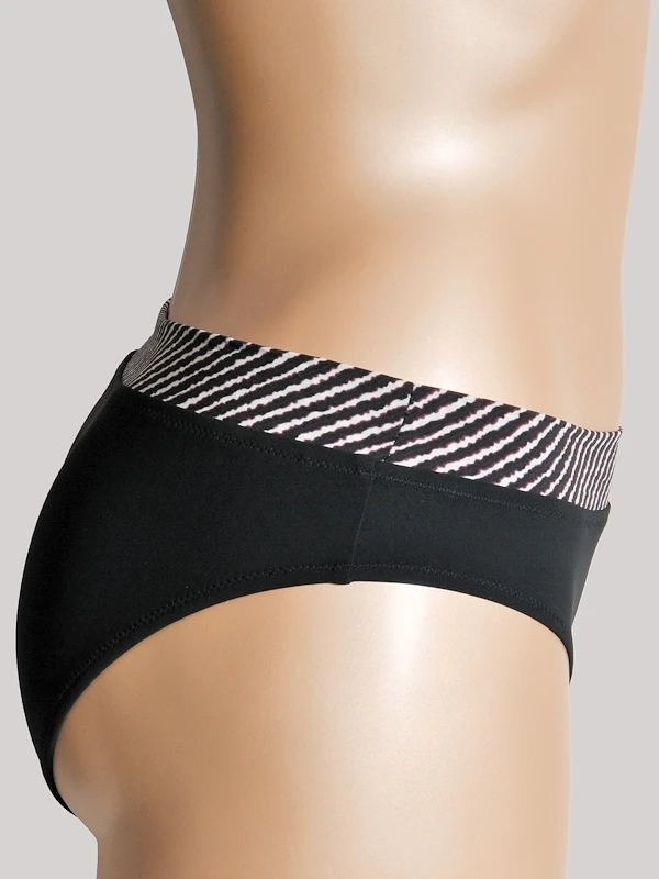 Watercult Bikini-Hipster Beach Safari 103-001 Black Zebra 38ohne 2 Watercult Bikini-Hipster Beach Safari 103-001 Black Zebra 38ohne – Bild 2