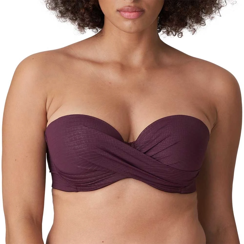 PrimaDonna Swim Dalyan 4009817 Unterlegter Bikini Trägerlos Wein 75C 3 PrimaDonna Swim Dalyan 4009817 Unterlegter Bikini Trägerlos Wein 75C – Bild 3