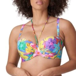 PrimaDonna Swim Sazan 4010717 Bikini-Top Trägerlos Blue Bloom 75C