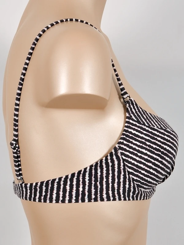 Watercult Bikini-Oberteil Beach Safari 7342-001 Black Zebra 42C 2 Watercult Bikini-Oberteil Beach Safari 7342-001 Black Zebra 42C – Bild 2